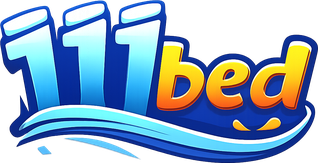 111bed ব্র্যান্ডের আলোকিত লোগো